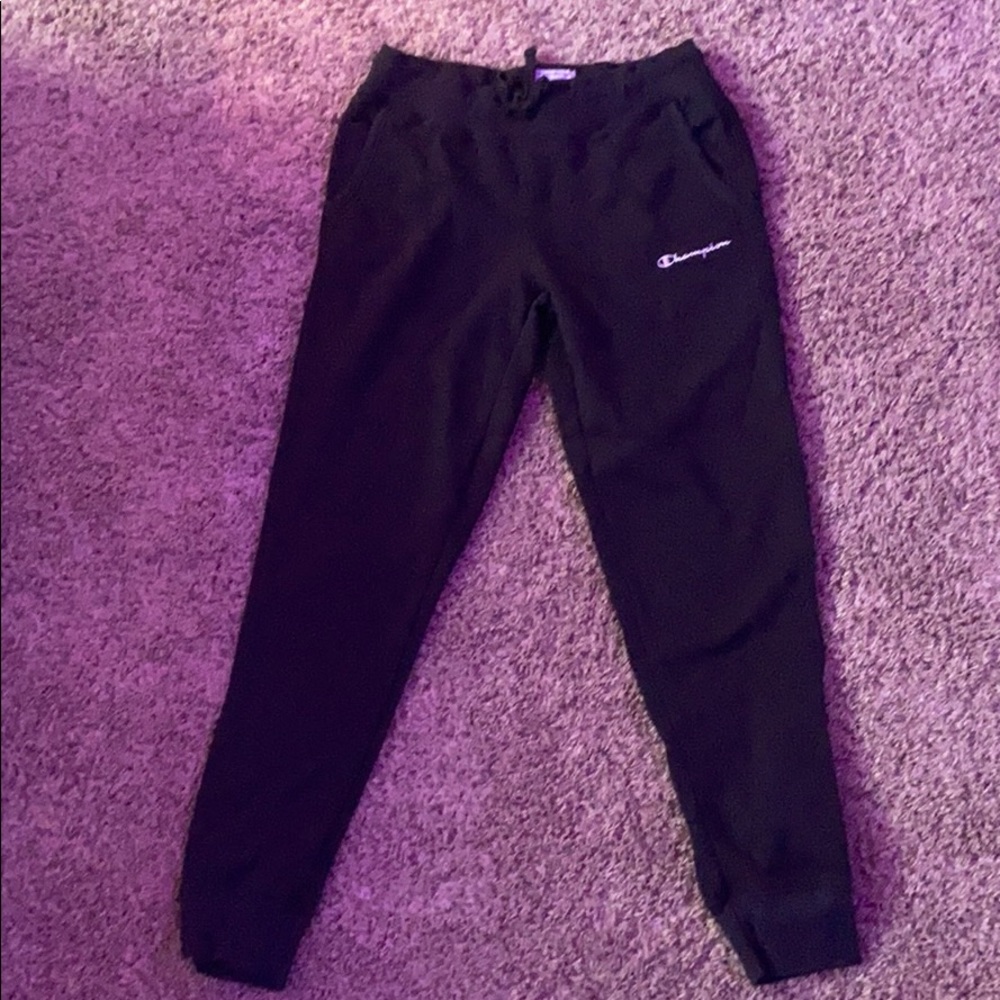 Black Champion sweatpant joggers